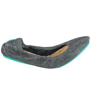 Tieks By Gavrieli Women’s Greystone Vegan Wool Grey Ballet Flat Size US 7